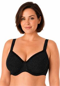 Polka Dot Underwired Non-Padded Bra